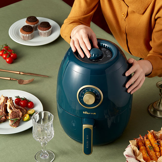 Bear Appliance Smart Air Fryer With Nonstick Basket
